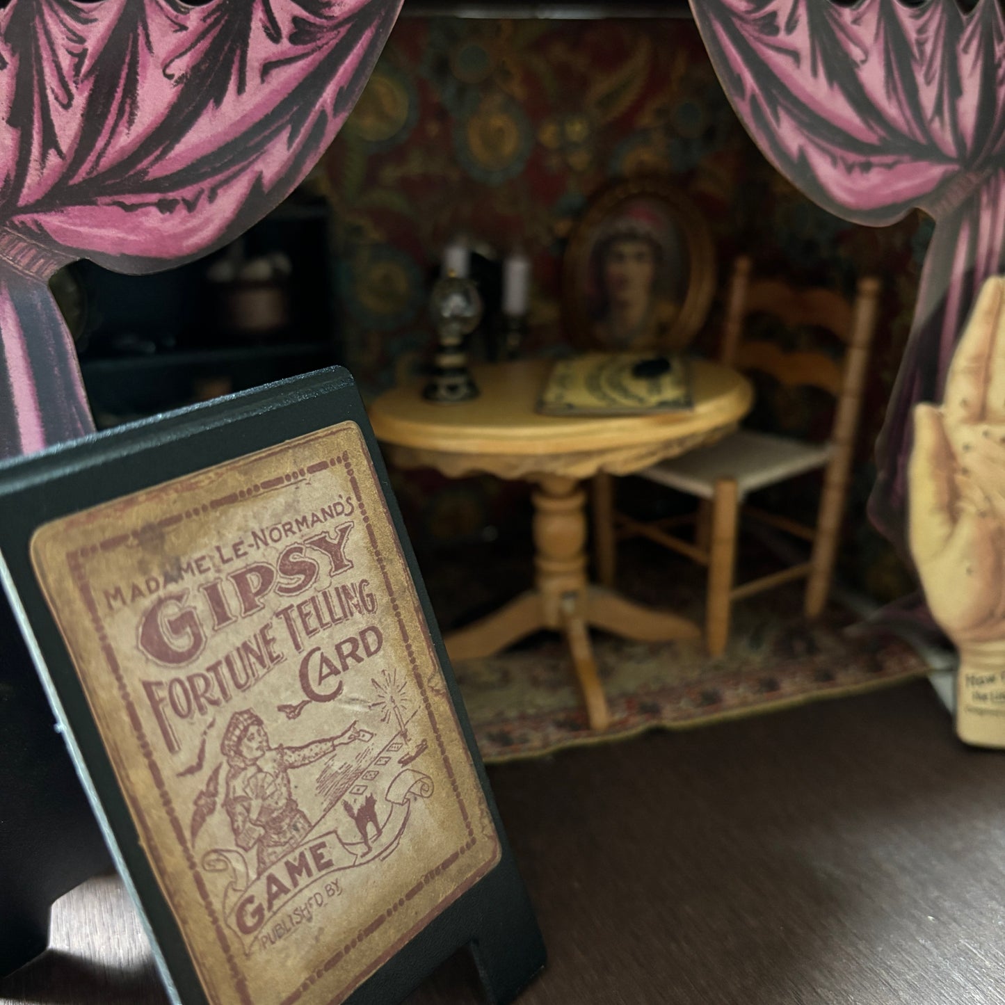 Halloween Palmistry Wooden Miniature