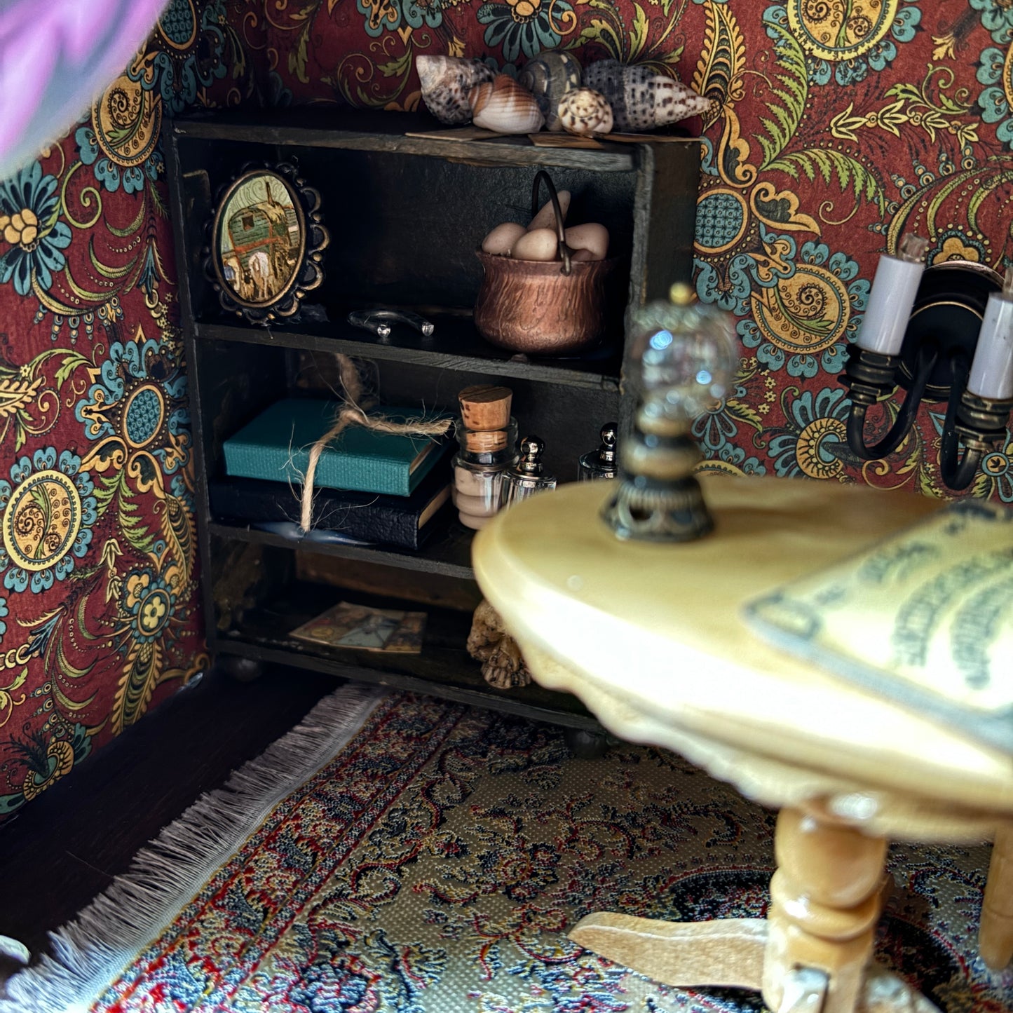 Halloween Palmistry Wooden Miniature