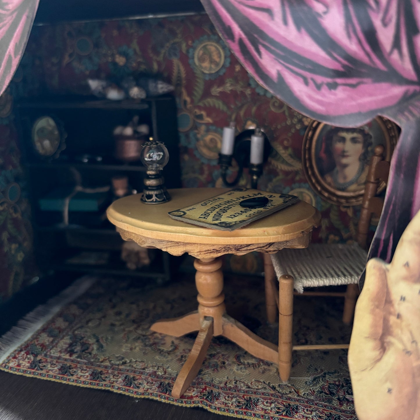 Halloween Palmistry Wooden Miniature