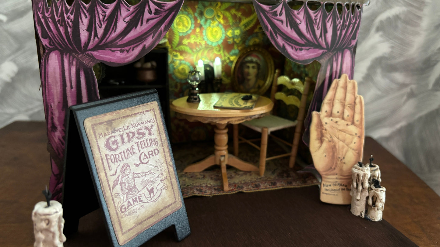 Halloween Palmistry Wooden Miniature