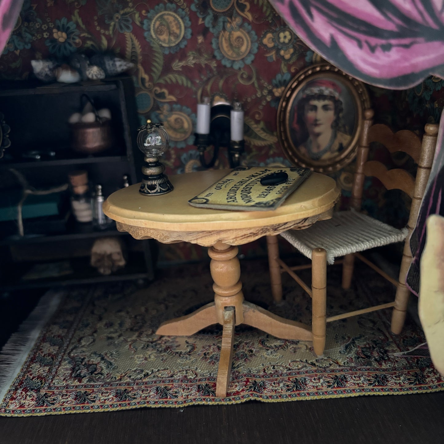 Halloween Palmistry Wooden Miniature