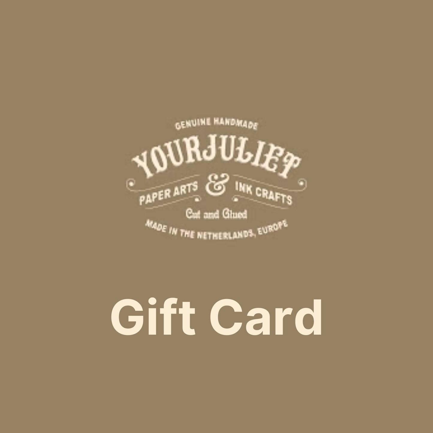 Your Juliet - Digital Gift Card