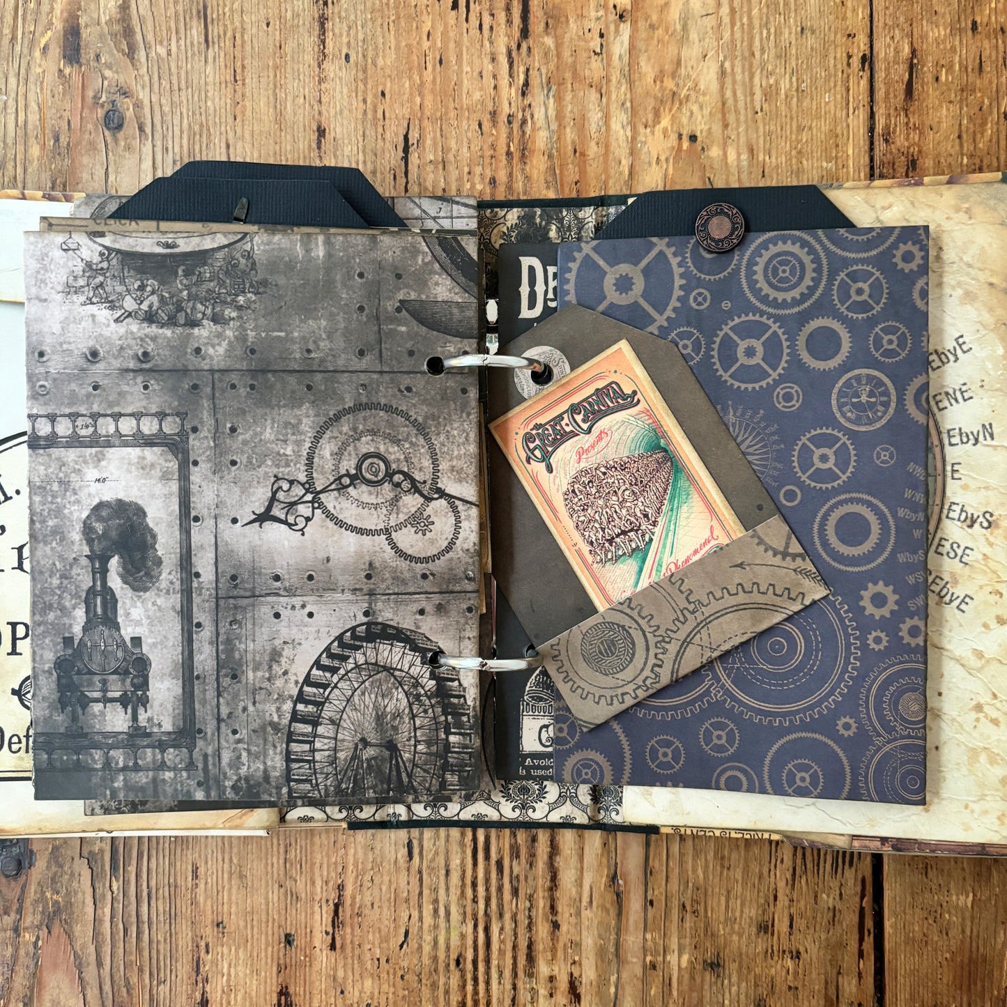 Mini Album - Timekeeper Steampunk