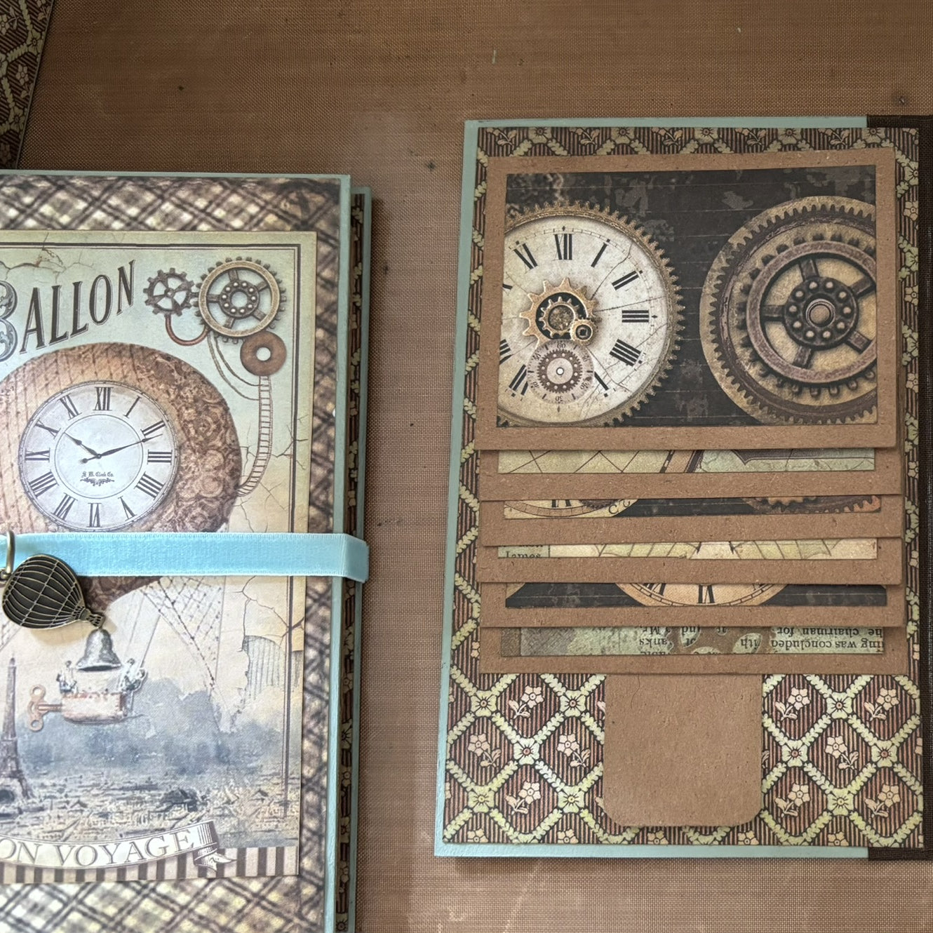 Steampunk Shadow Box Voyages Fantastiques