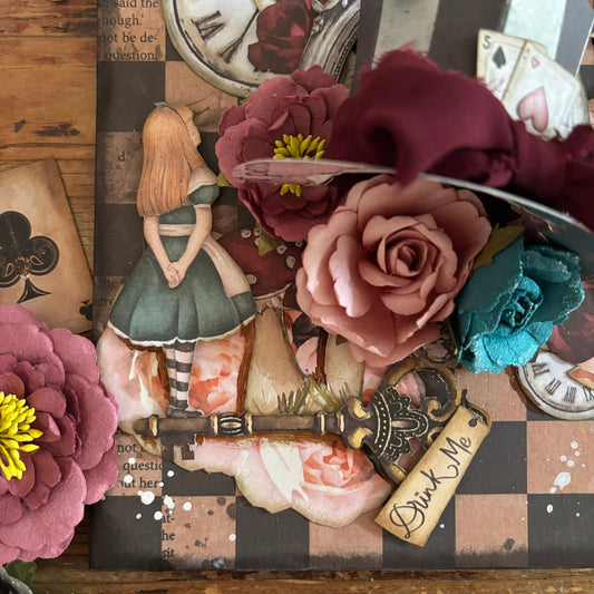 Lost in Wonderland Mixed Media Canvas