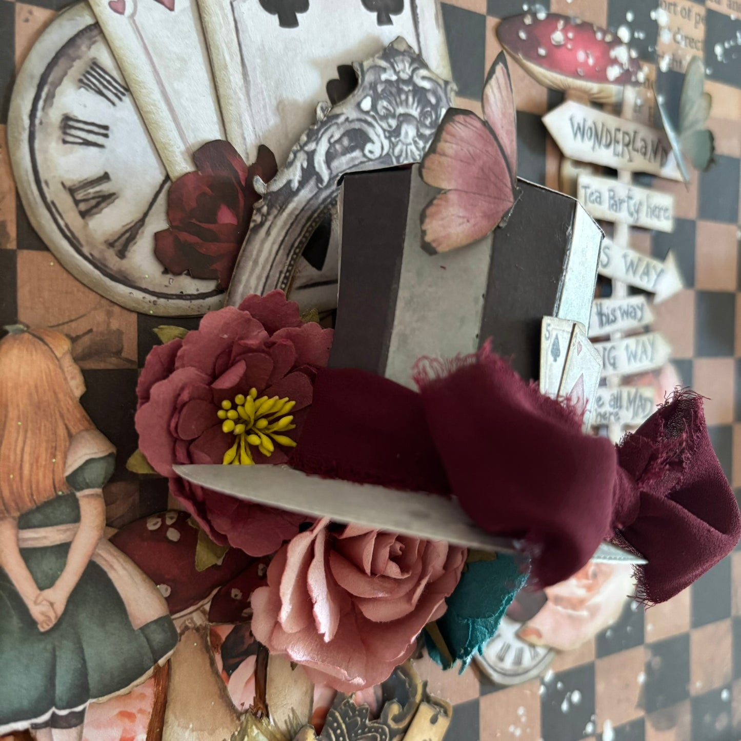 Lost in Wonderland Mixed Media Canvas