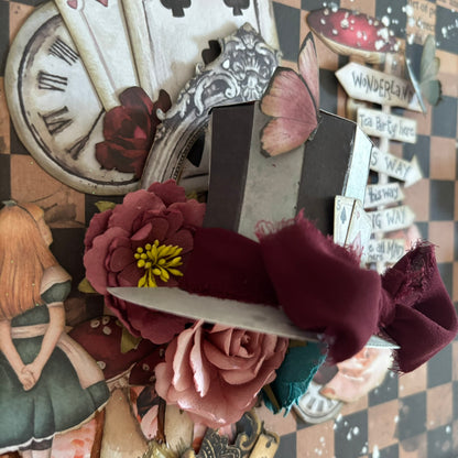 Lost in Wonderland Mixed Media Canvas
