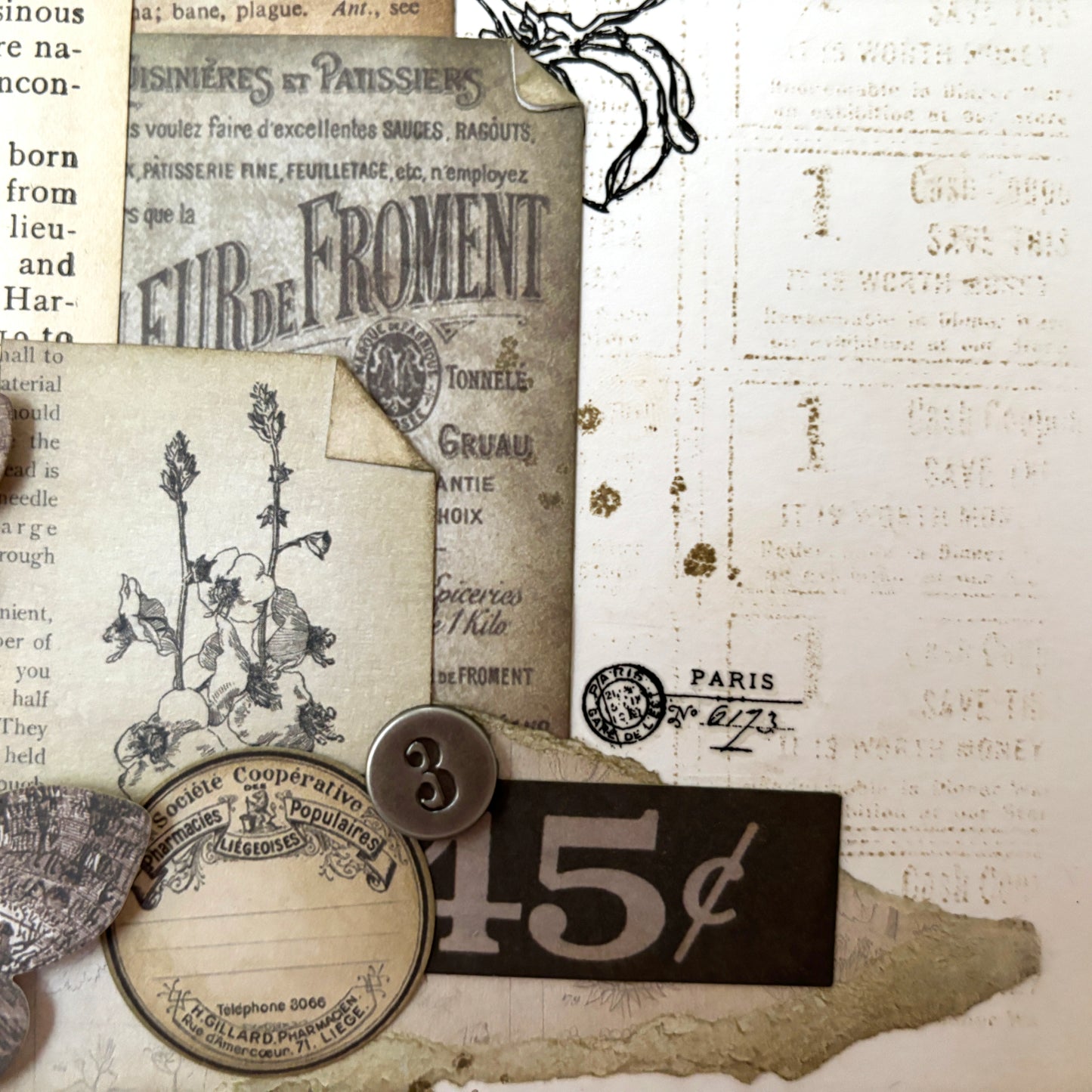 Collage - Papillon