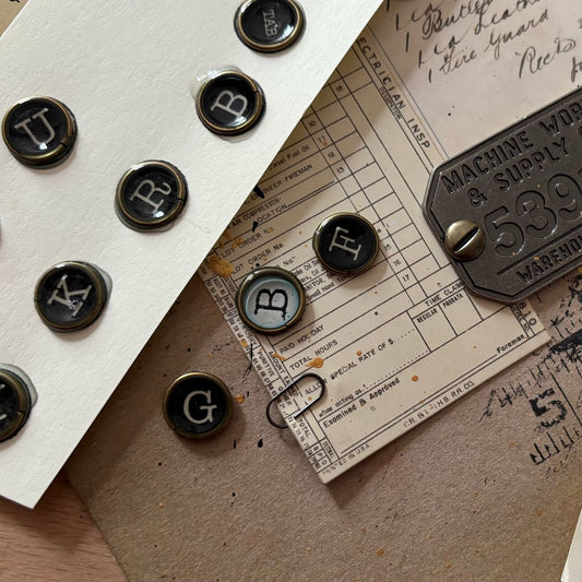 Vintage Typewriter Keys