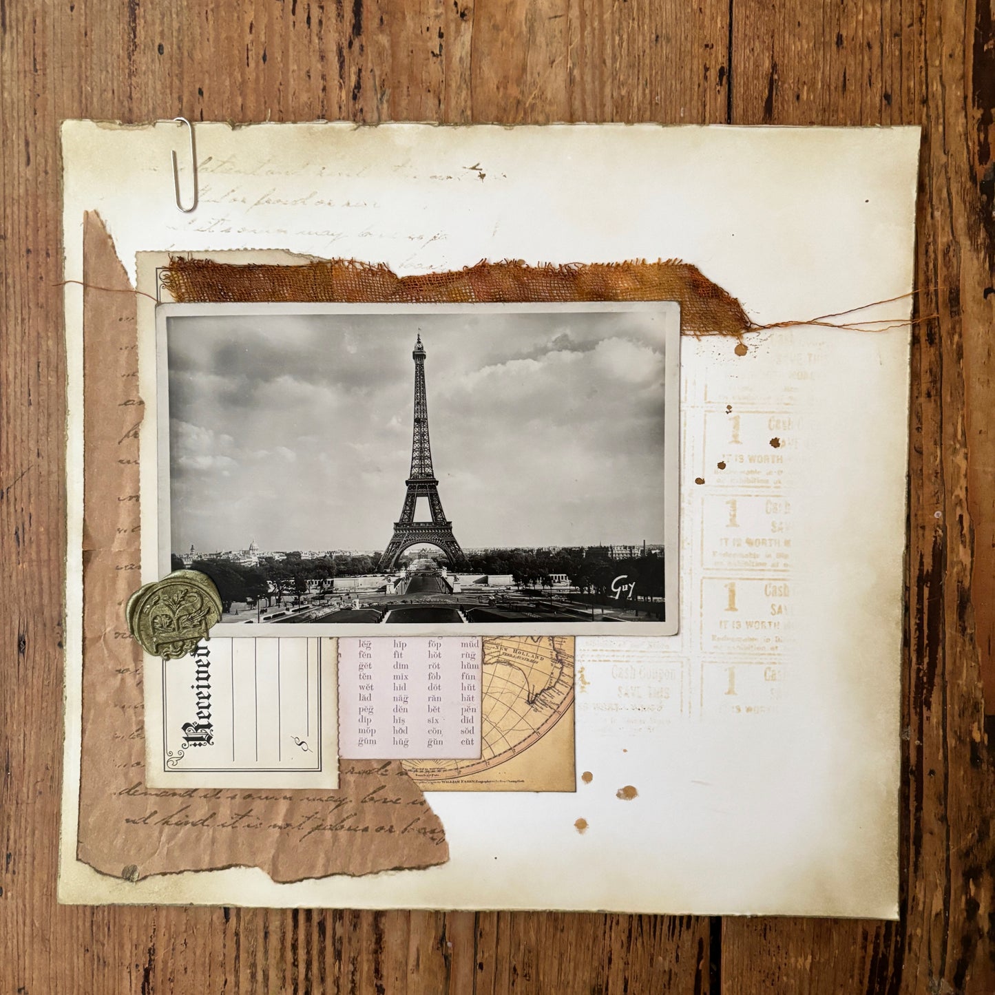 Collage - Vintage Paris